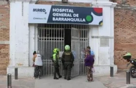 Uno de los heridos fue remitido al Hospital General de Barranquilla.