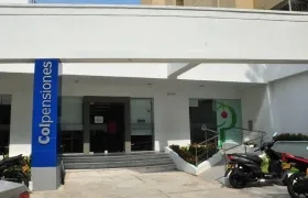 Sede de Colpensiones en la calle 82.