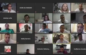 Sesión virtual del Concejo de Barranquilla.