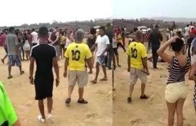 Lugar donde ocurrió el triple crimen.