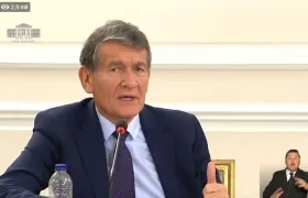 Ministro de Trabajo, Ángel Custodio Cabrera.