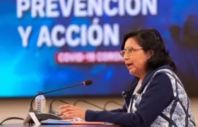 Gina Tambini, representante de la OPS/OMS para Colombia.