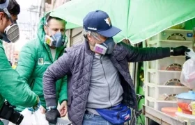 El Presidente de Federación Colombiana de Municipios, FCM, y Alcalde de Mosquera, Cundinamarca.