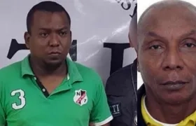 Víctor Meriño (izquierda); Bernardo Cuero, el líder social asesinado (derecha).