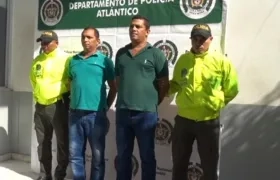 Los dos hermanos cuando fueron capturados por la Policía en febrero de este año.