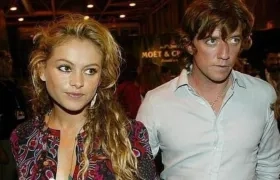 Paulina Rubio y su exesposo Colate.