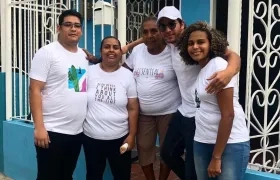 La familia Escorcia y Camus García.