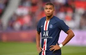 El francés Kylian Mbappé, delantero del París Saint Germain.