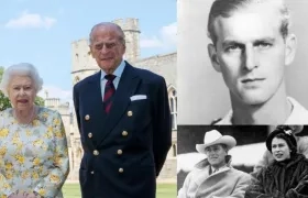 La Reina Isabel y el príncipe Felipe.