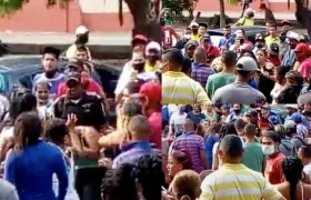 Cero distanciamiento social y nada de tapabocas en San Nicolás.