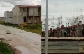 Viviendas sin terminar.