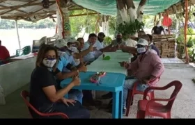 Alcaldesa de Luruaco, Marly Gutiérrez y los concejales del municipio.