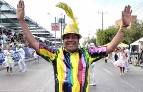 Jorge Garizábalo, en el Cumbiódromo de la Vía 40.