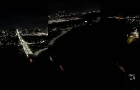 El apagón en el tramo.