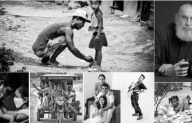 Una muestra de las fotos en exhibición virtual.