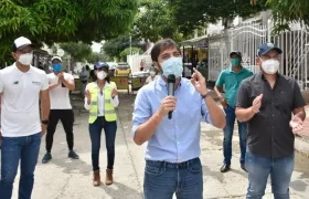 El Alcalde de Barranquilla, Jaime Pumarejo.