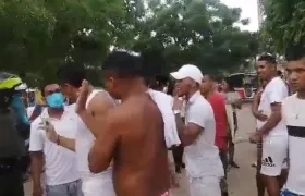 Indisciplina social en el barrio Pumarejo.