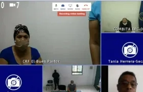 La audiencia anterior se realizó de manera virtual.