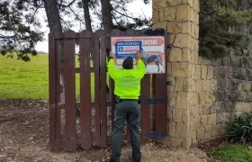 Una de las fincas ocupadas por la Fiscalía.