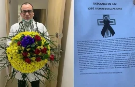 José Julián Buelvas, médico intensivista amenazado.