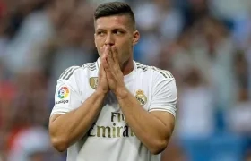 El delantero Luka Jovic.