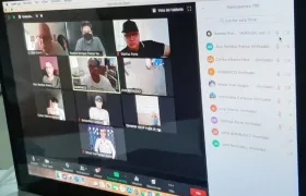 El zoom de los productores y realizadores.