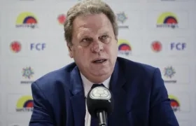Ramón Jesurún, presidente de la Federación Colombiana de Fútbol.