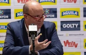 El presidente de la Dimayor, Jorge Enrique Vélez.