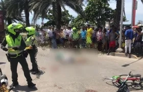 Lugar del accidente.