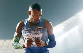 El atleta Anthony Zambrano.