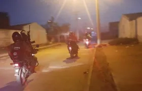 Patrullajes nocturnos en Sabanalarga.