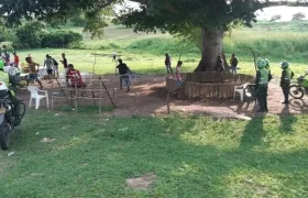 Una de las fiestas disueltas.