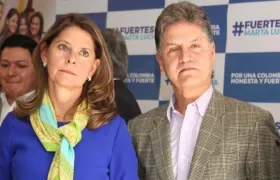 Marta Lucía Ramírez y Álvaro Rincón.