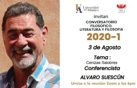 Álvaro Suescún es el invitado al Conversatorio Filosófico de la Universidad del Atlántico.