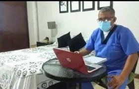 Iván Manjarrés, médico positivo para Covid-19.