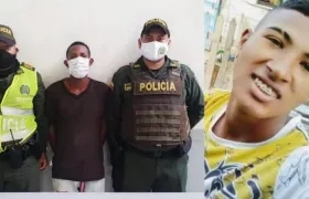 Erick Enrique Matute Luna, capturado; y Carlos Pereira Yepes, la víctima.