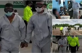 Los capturados en los operativos.