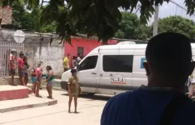 El CTI de la Fiscalía llegó al lugar de los hechos.