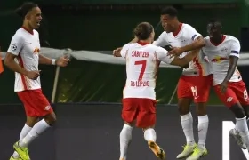 La celebración del conjunto alemán.