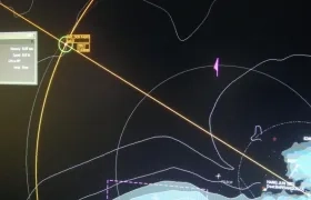 Localización de la embarcación Don Fabio a ocho millas náuticas de Bocas de Ceniza.