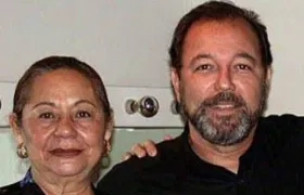 Mercedes Barcha y Rubén Blades.