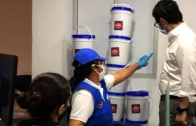 Secretario de Gobierno, Clemente Fajardo, visita el Centro de Migrantes.