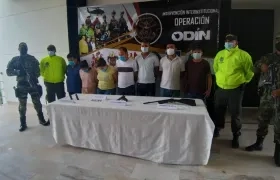 Presuntos 'Pachencas' capturados.