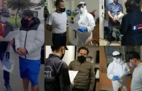 Las capturas de los implicados en el caso.