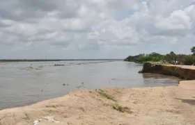 La zona de la emergencia en Salamina.