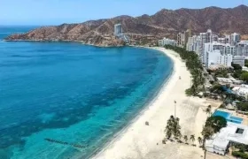 Playas de El Rodadero en Santa Marta.