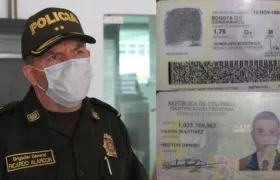 General Alarcón y la identidad falsa de Deimer Díaz.