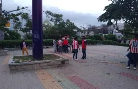 Alrededores del estadio ‘Romelio Martínez’