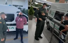 El representante legal de los mariachis y el cantante a quienes le colocaron los comparendos.