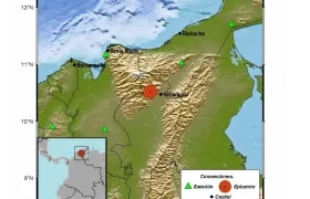 Sismo en Valledupar fue de 2,5.